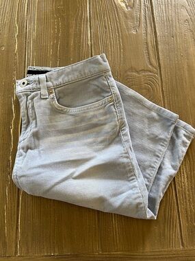 Express Light Blue Corduroy Skirt